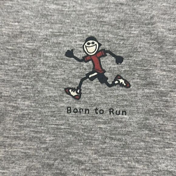 Born to Run Life is Good T-Shirt - Picture 1 of 6